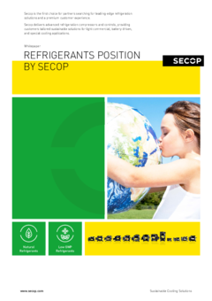 Refrigerants Position by Secop