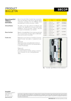 Discontinued SLV 105N46xx Controllers