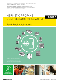 Application Guideline – Food Retail Applications