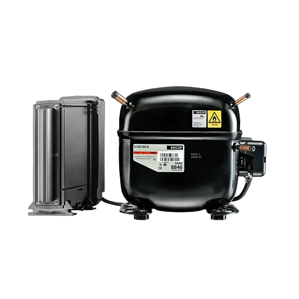 Secop SLV/SLVE variable-speed compressor, hermetic refrigeration compressor for AC voltage