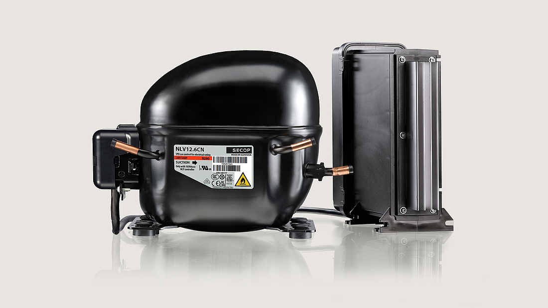Secop NLV variable-speed propane LBP/MBP compressor for light commercial refrigeration