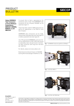 Using LOKRING® Tube Connectors on Secop BD Nano Compressors