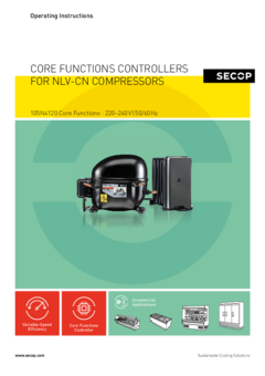 NLV-CN Compressors – 105N4120 (220-240 V, 50/60 Hz) Core Functions Controllers
