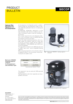 Optional IP44 Equipment for SC Compressors