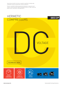 Hermetic Compressors for DC Voltage – Technical Data
