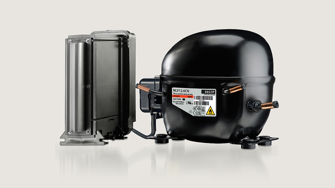 Secop NLV variable-speed propane LBP/MBP compressor for light commercial refrigeration