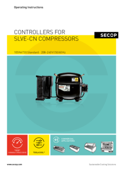 SLVE-CN 压缩机 – 105N4730 (208-240 V, 50/60 Hz) 控制器
