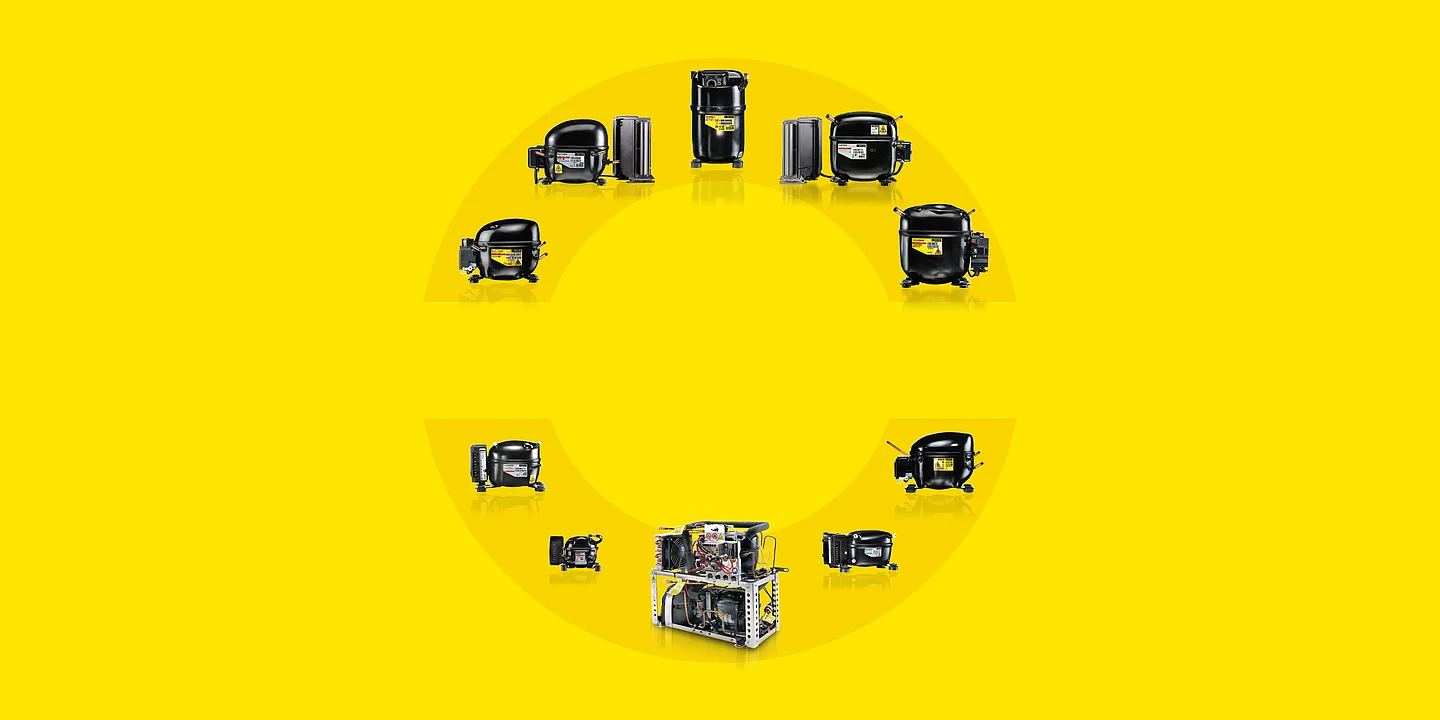 The Secop range of hermetically reciprocating compressors