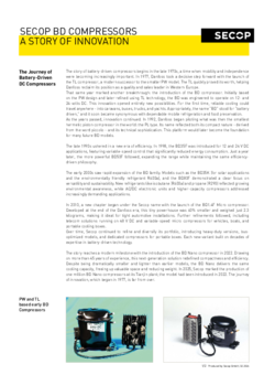 Secop BD Compressors – A Story of Innovation