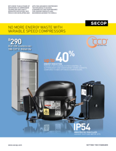 DLV-CN Compressors, R290, 100-127 V, 50/60 Hz