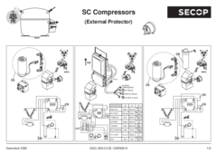 SC Compressors with External Protector