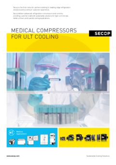 Medical Compressors for ULT Cooling