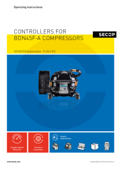 BDN45F-A Compressors – 101N2720 (9-34 V DC) Automotive Controllers