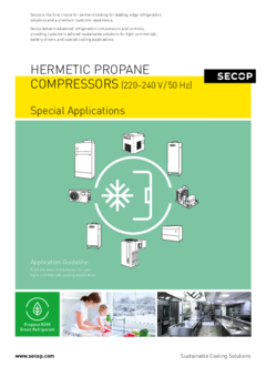Application Guideline – Special Applications