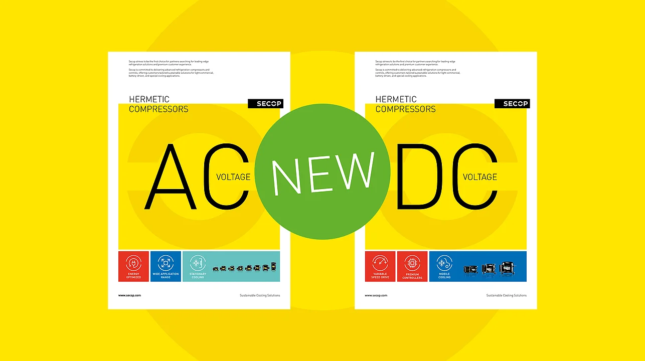 [Translate to Chinese:] Secop Hermetic Compressors for AC & DC Voltagege
