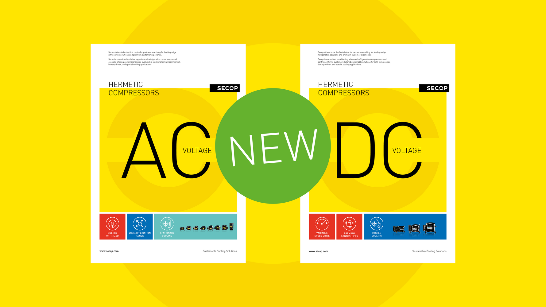 Secop Hermetic Compressors for AC & DC Voltagege