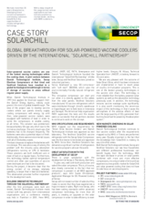 SolarChill (Solar-Powered Vaccine Cooler)