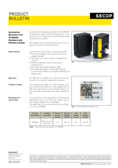 Automotive Electronic Unit 101N0650 Hardware and Software Update