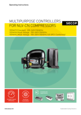 NLV-CN Compressors – 105N4910 (220-240 V, 50/60 Hz), 105N4960/4962 (100-240 V, 50/60 Hz) Multipurpose Controllers