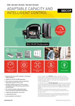  NLV-CN Compressors, R290, 100-240 V, 220-240 V, 50/60 Hz, Multipurpose Controllers