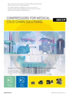 Compressors for Medical Cold Chain Solutions