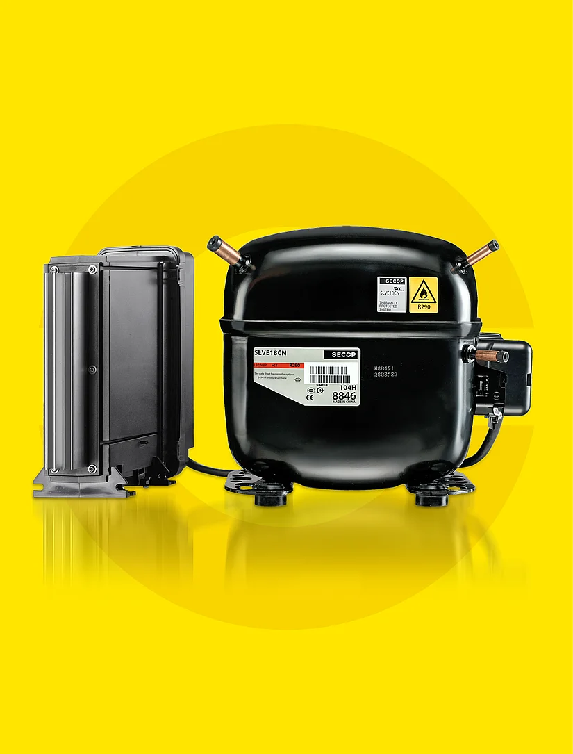 SLVE variable-speed compressors, highly efficient hermetic AC propane compressors
